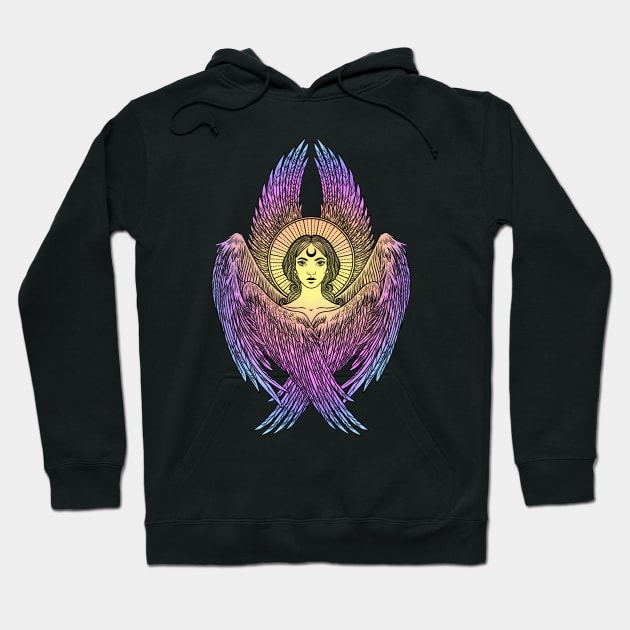 Seraphim Girl Hoodie by OccultOmaStore